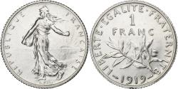 World Coins - France, Franc, Semeuse, 1919, Paris, Silver, , Gadoury:467, KM:844.1