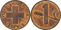 World Coins - Switzerland, Rappen, 1958, Bern, Bronze, , KM:46