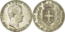 World Coins - Coin, ITALIAN STATES, SARDINIA, Carlo Alberto, 5 Lire, 1844, Torino,
