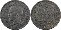 World Coins - France, Napoleon III, 2 Centimes, 1855, Lille, Bronze, , Gadoury:103