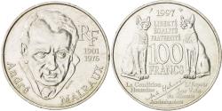 World Coins - Coin, France, André Malraux, 100 Francs, 1997, , Silver, KM:1188