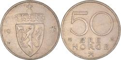 World Coins - Coin, Norway, 50 Öre, 1976