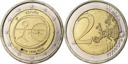 World Coins - Spain, Juan Carlos I, 2 Euro, Union économique et monétaire, 2009, Madrid