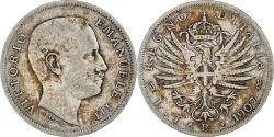 World Coins - Coin, Italy, Vittorio Emanuele III, Lira, 1907, Rome, , Silver, KM:32