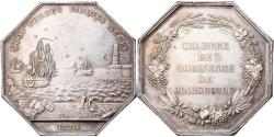 World Coins - France, Token, Chambre de Commerce de Marseille, 1775, Silver, Dubois.A