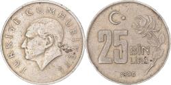 World Coins - Coin, Turkey, 25000 Lira, 25 Bin Lira, 1996
