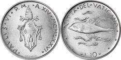 World Coins - Coin, VATICAN CITY, Paul VI, 10 Lire, 1976, , Aluminum, KM:119