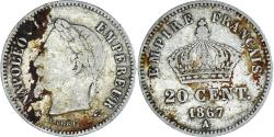 World Coins - Coin, France, Napoleon III, Napoléon III, 20 Centimes, 1867, Paris,