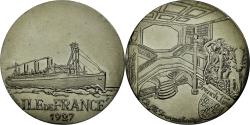 World Coins - France, Medal, Les Grands Transatlantiques, Ile de France, C. Gondard