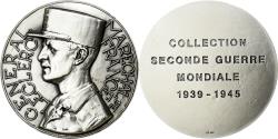 World Coins - France, Medal, Collection Seconde Guerre Mondiale, Général Leclerc, Silvered