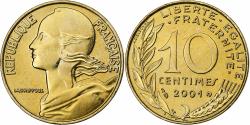 World Coins - France, Marianne, 10 Centimes, 2001, Paris, Série FDC.BU,