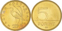 World Coins - Coin, Hungary, 5 Forint, 2003, Budapest, , Nickel-brass, KM:694
