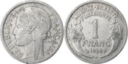 World Coins - France, Franc, Morlon, 1946, Beaumont - Le Roger, Aluminum,