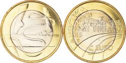 World Coins - Finland, 5 Euro, Sports Coins Series - Gymnastics, 2015, , Bi-Metallic