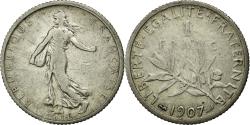 World Coins - Coin, France, Semeuse, Franc, 1907, Paris, , Silver, Gadoury:467