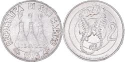 World Coins - Coin, San Marino, 2 Lire, 1975, , Aluminum, KM:41