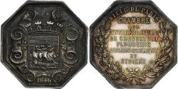 World Coins - France, Token, Chambre des entrepreneurs de Paris, 1846, Silver,