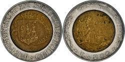 World Coins - Coin, San Marino, 500 Lire, 1989, , Bi-Metallic, KM:239