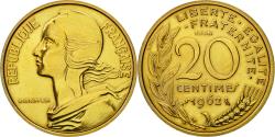 World Coins - Coin, France, Marianne, 20 Centimes, 1962, Paris, ESSAI,