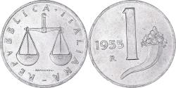 World Coins - Coin, Italy, Lira, 1955, Rome, , Aluminum, KM:91