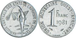 World Coins - Coin, West African States, Franc, 1981