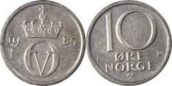 World Coins - Coin, Norway, 10 Öre, 1985