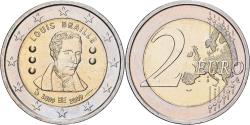 World Coins - Belgium, 2 Euro,2009, Brussels, Louis Braille BE, , Bi-Metallic, KM:288