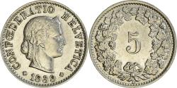 World Coins - Coin, Switzerland, 5 Rappen, 1939, Bern, , Nickel, KM:26b