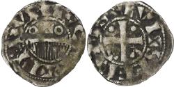 World Coins - County of Champagne, Denier, ca. 1050-1100, Provins & Sens, Billon,