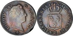 World Coins - Coin, France, Louis XV, Sol à la vieille tête, 1770, Besançon,