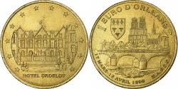 World Coins - France, 1 Euro, Orléans, 1998, Copper-nickel Aluminium,