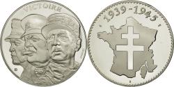 World Coins - France, Medal, Seconde Guerre Mondiale, La Victoire de 1945, Jimenez,