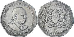 World Coins - Coin, Kenya, 5 Shillings, 1985, British Royal Mint, , Copper-nickel