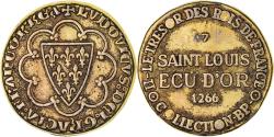 World Coins - France, Token, Collection BP, Ecu d'Or Saint-Louis, History, , Copper