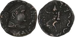 Ancient Coins - Baktrian Kingdom, Hermaios, Tetradrachm, Late 1st century BC, Bronze,