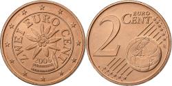World Coins - Austria, 2 Euro Cent, 2006, Vienna, Copper Plated Steel,