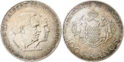 World Coins - Monaco, Rainier III, 100 Francs, Rainier III et Albert, 1982, Monnaie de Paris