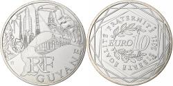 World Coins - France, 10 Euro, Guyane, 2011, Pessac, Silver,