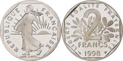 World Coins - France, 2 Francs, Semeuse, 1998, Paris, Proof, Nickel, , Gadoury:547b
