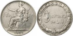 World Coins - Italy, Vittorio Emanuele III, Lira, 1924, Rome, Nickel, , KM:62