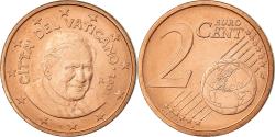 World Coins - VATICAN CITY, 2 Euro Cent, 2008, , Copper Plated Steel, KM:376