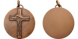World Coins - France, Medal, Le Christ sur la Croix, Bronze, MDP,