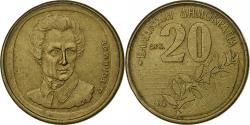 World Coins - Greece, 20 Drachmes, 1992, Aluminum-Bronze, , KM:154
