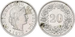 World Coins - Switzerland, 20 Rappen, 1975, Bern, Copper-nickel, , KM:29a