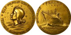 World Coins - France, Medal, Compagnie Générale Transatlantique, France, 1962, Coeffin