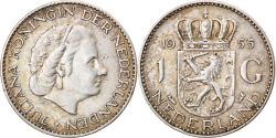 World Coins - Coin, Netherlands, Juliana, Gulden, 1955, , Silver, KM:184
