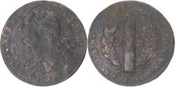 World Coins - Coin, France, Louis XVI, 2 sols François, 1792 / AN 4, Lille, Coins choqués