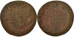 World Coins - Coin, Russia, Catherine II, 5 Kopeks, 1780, Ekaterinbourg, , Copper