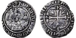 World Coins - Italy, Robert d'Anjou, Gigliato, 1309-1343, Naples, Silver, EF(40-45)