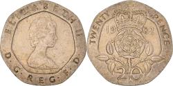World Coins - Coin, Great Britain, Elizabeth II, 20 Pence, 1982, , Copper-nickel